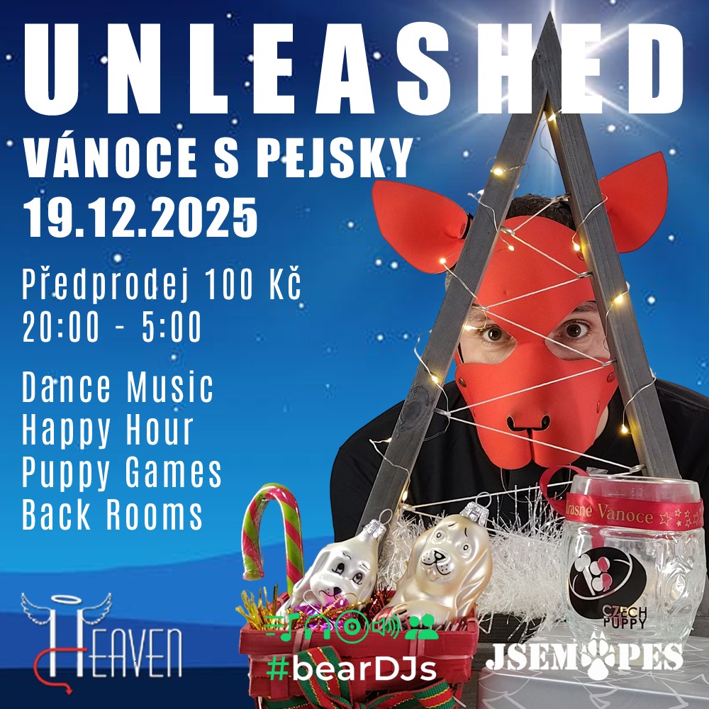 UNLEASHED - Psí Vánoce v Heaven  - 2025-12-19T20:00 - Club Heaven