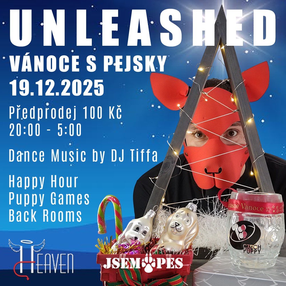 UNLEASHED - Psí Vánoce v Heaven  - 2025-12-19T20:00 - Club Heaven